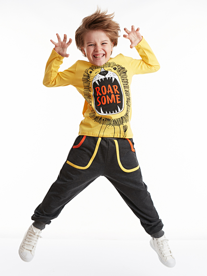 Roar Lion Erkek Çocuk T-shirt Pantolon Takım - 1