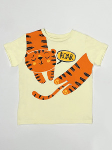 Roar Tiger Boy T-shirt - Denokids