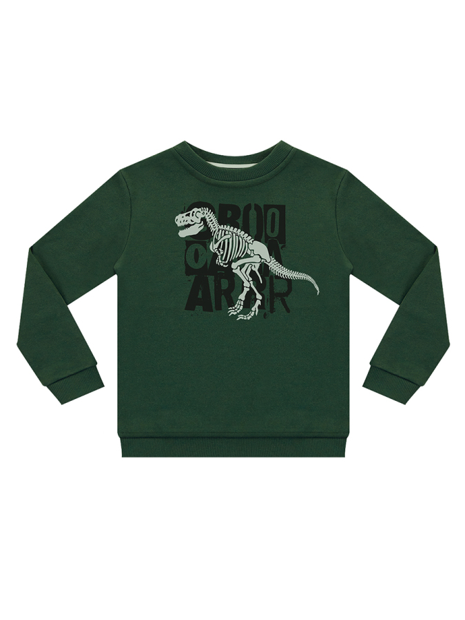 Roarr Dino Erkek Çocuk Haki Sweatshirt - 3