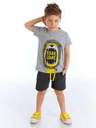 Roarsome Boy T-shirt&Shorts Set - Thumbnail