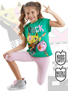 Rock Gang Girl T-shirt&Leggings Set - MSHB&G
