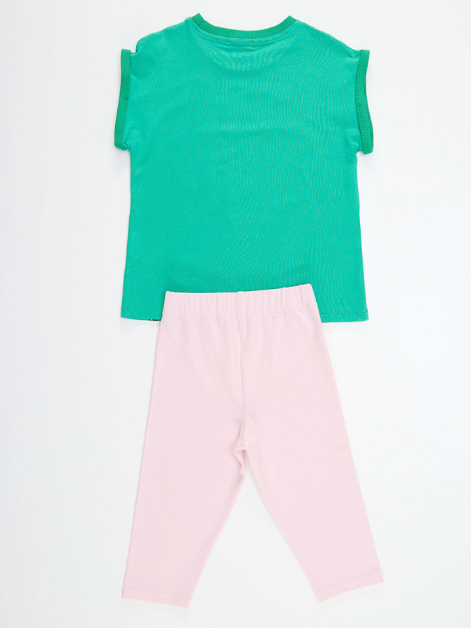 Rock Gang Girl T-shirt&Leggings Set - 4