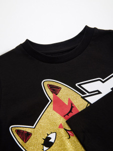 Rock Kedi Kız Çocuk Pantolon T-shirt Takım - 6