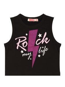 Rock Life Girl Crop Top&Shorts Set - 14
