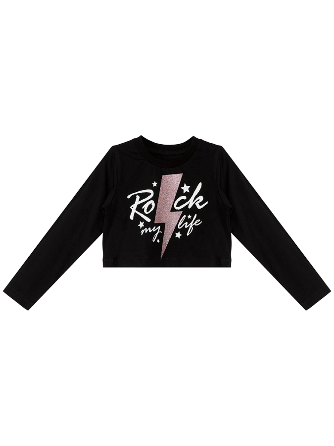 Rock Life Kız Çocuk Crop T-shirt Tayt Takım - 5