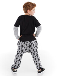 Rock On Star Erkek Çocuk T-shirt Pantolon Takım - Thumbnail