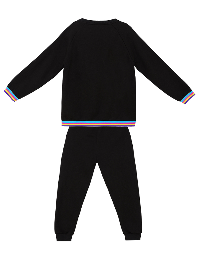 Rock Unicorn Girl Black Tracksuit - 4
