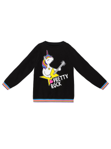 Rock Unicorn Girl Black Tracksuit - 5