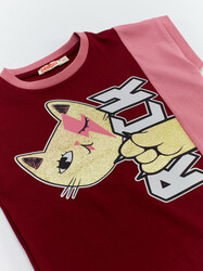 Rocker Cat Pink Girl Dress - Thumbnail