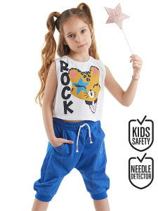 Rocker Leo Girl T-shirt&Harem Pants Set - 1