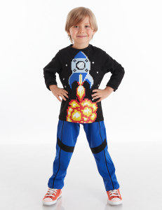 Rocket Bot Pants Set - Mushi