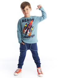 Rocket Boy T-shirt&Harem Pants Set - Thumbnail