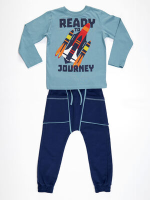 Rocket Boy T-shirt&Harem Pants Set