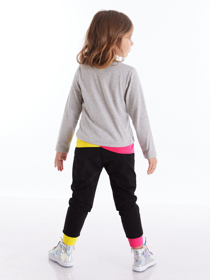 Roller Star Kız Çocuk Kışlık T-shirt Pantolon Takım - 6