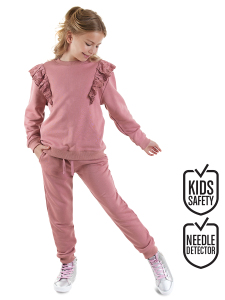 Rose Frilled Girl Tracksuit - 1