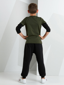 RS Green/Black Boy Pants Set - 9
