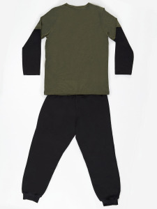 RS Green/Black Boy Pants Set - 11