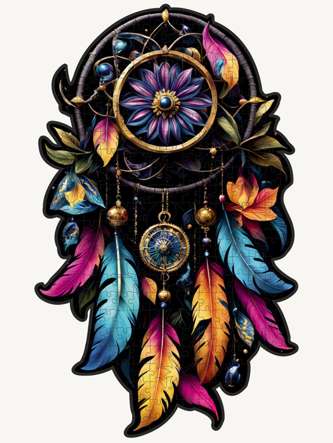 Rüya Kapanı ( Dreamcatcher) -38.00 Cm, Yapboz - 2