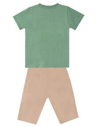 Safari Boy T-shirt&Twill Capri Pants Set - Thumbnail