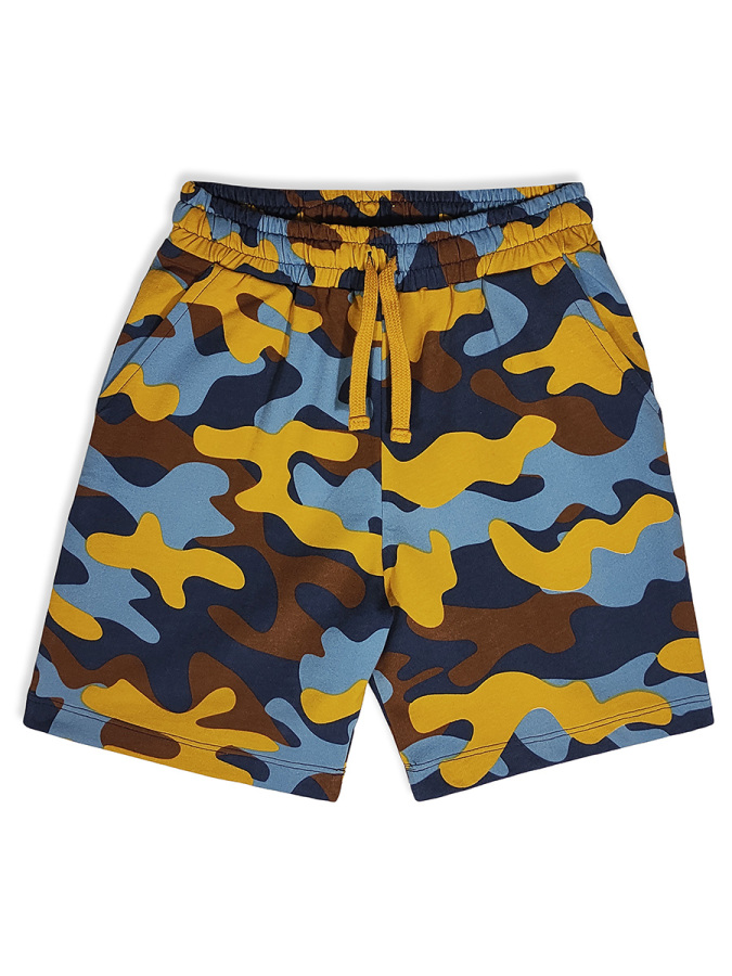 Erkek Çocuk Takım Safari Baskılı %100 Pamuk T-Shirt Şort Yazlık Takım - 8