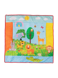 Safari Temalı Bebek Aktivite Halısı Dişlikli Aynalı ve Top Havuzlu - 4