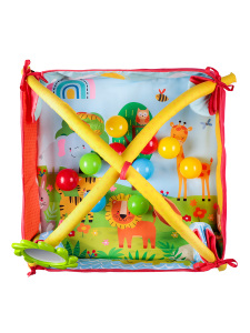 Safari Temalı Bebek Aktivite Halısı Dişlikli Aynalı ve Top Havuzlu - 6