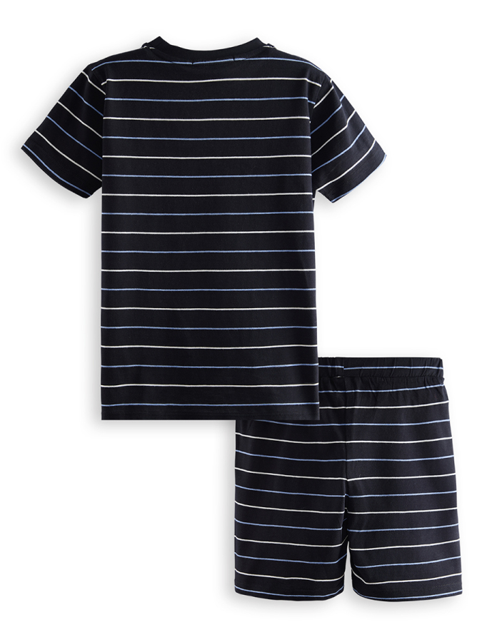 Sail Boat Boy Striped Pyjama Set - 4