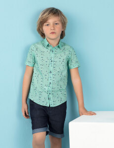 Sailor Turqoise Boy Shirt - Ollie&Olla