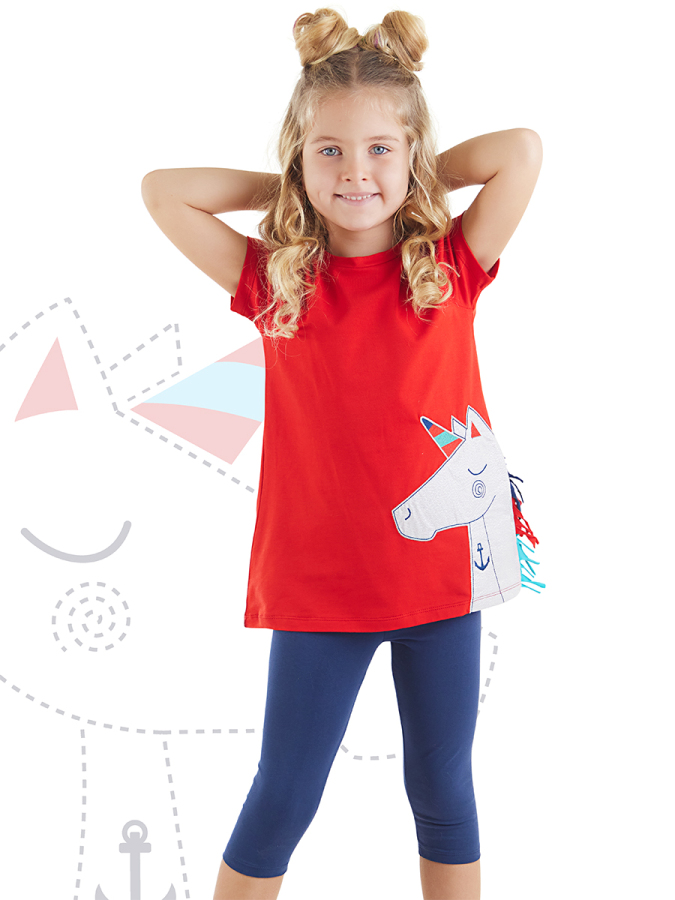 Sailor Unicorn Girl Tunic&Leggings Set - 1