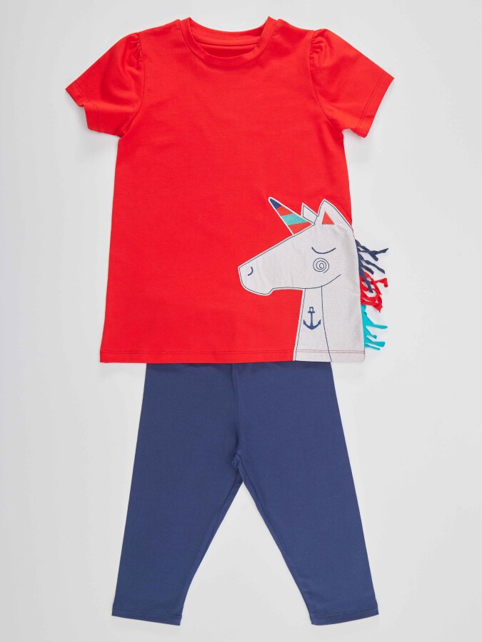 Sailor Unicorn Girl Tunic&Leggings Set - 3
