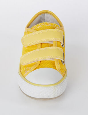 Sarı Cırt-Cırtlı Erkek-Kız Sneakers - 2