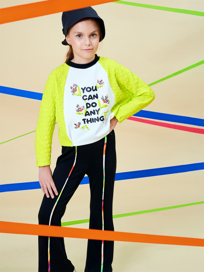 Sarı Siyah Eşofman Takım - 5