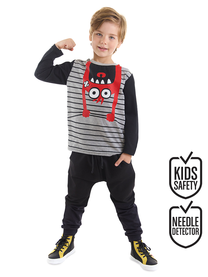 Sarkan Canavar Erkek Çocuk T-shirt Pantolon Takım - 1