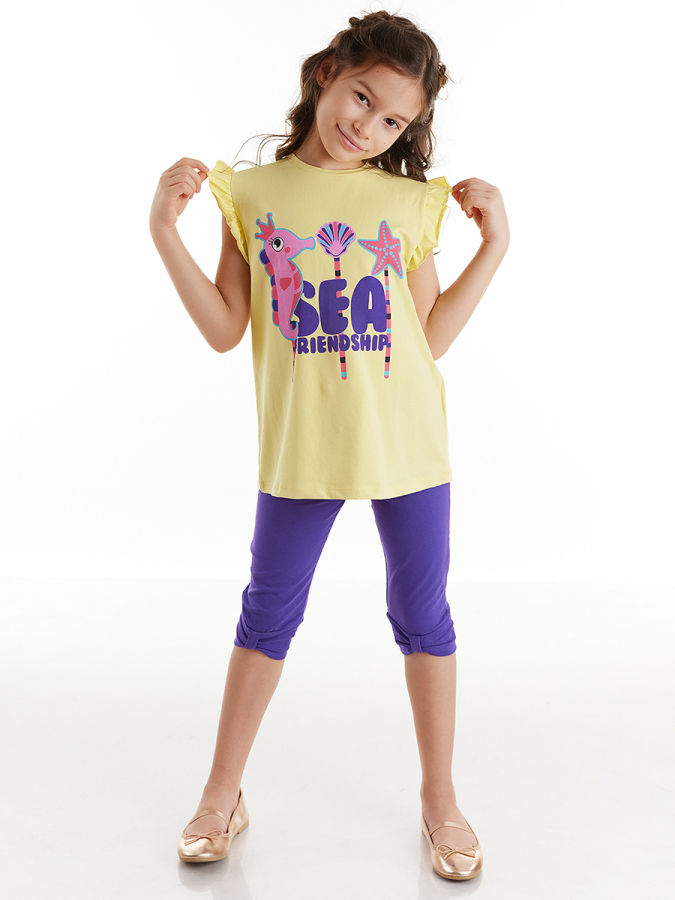 Sea Friends Girl T-shirt&Leggings Set - 1