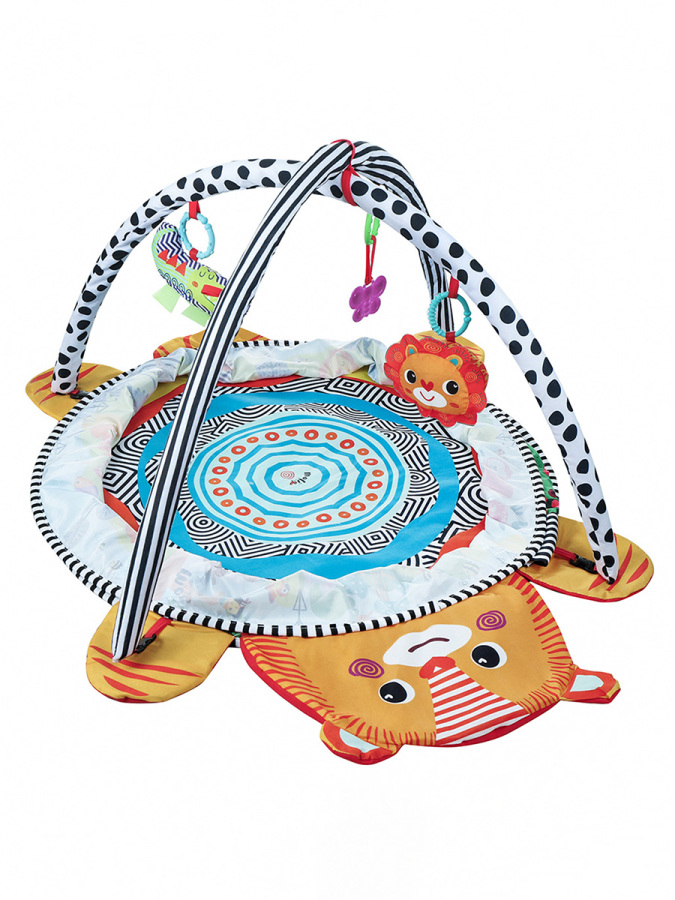 Sevimli Aslan Desenli Bebek Aktivite Halısı ve Top Havuzu - 2