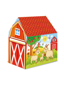 Sevimli Çiftlik Hayvanları Erkek Çocuk Oyun Çadırı - 1