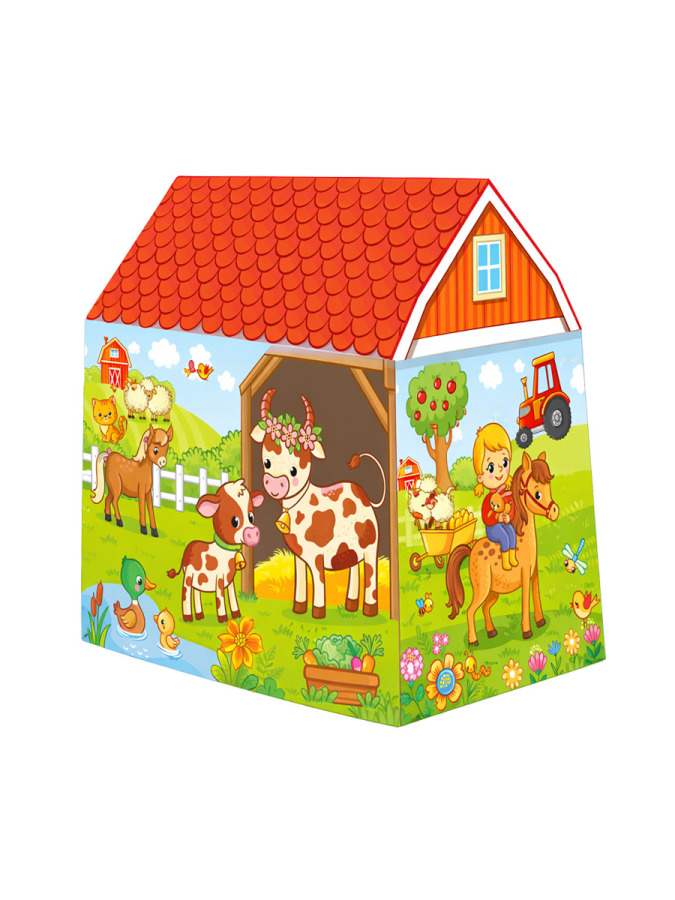 Sevimli Çiftlik Hayvanları Erkek Çocuk Oyun Çadırı - 2