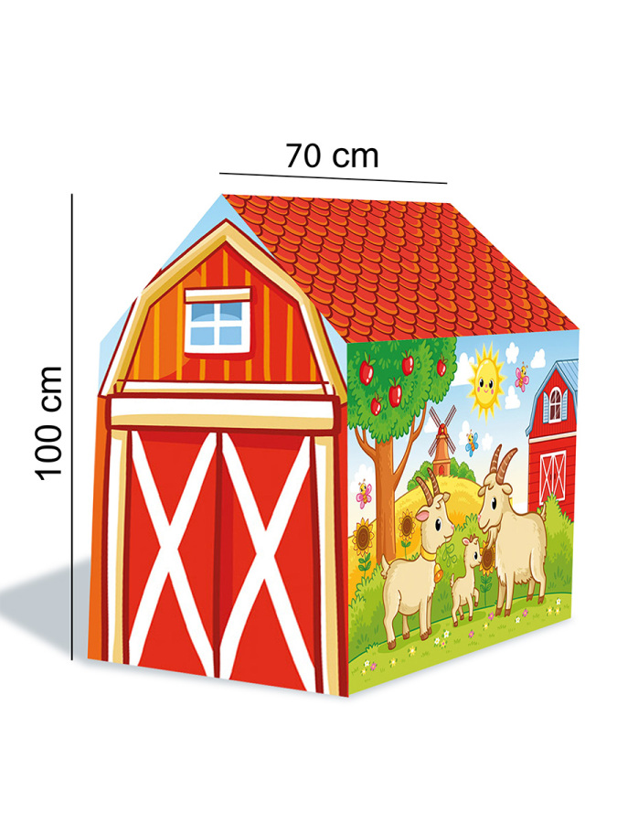 Sevimli Çiftlik Hayvanları Erkek Çocuk Oyun Çadırı - 2