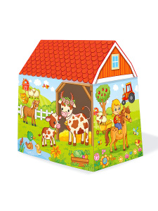 Sevimli Çiftlik Hayvanları Erkek Çocuk Oyun Çadırı - 3