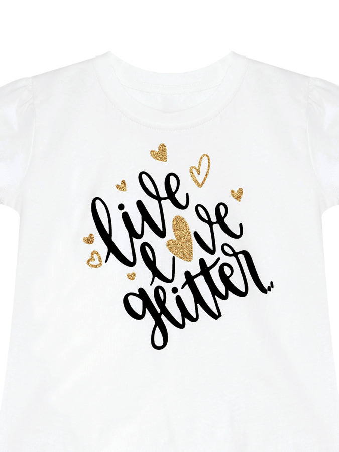 Sevimli Fareler Kız Çocuk Yazlık T-shirt Tayt Takım - 8