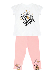 Cute Mice Girl T-shirt&Leggings Set - 4