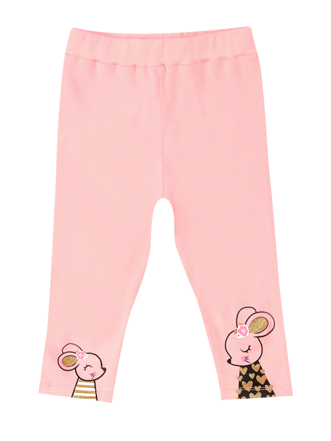 Cute Mice Girl T-shirt&Leggings Set - 8