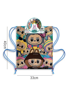 Sevimli Hayvancıklar Su Geçirmez Unisex Çocuk İpli Sırt - Plaj Çantası - 2