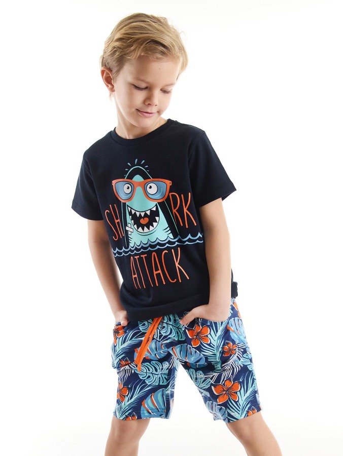 Shark Attack Boy T-shirt&Shorts Set - 1
