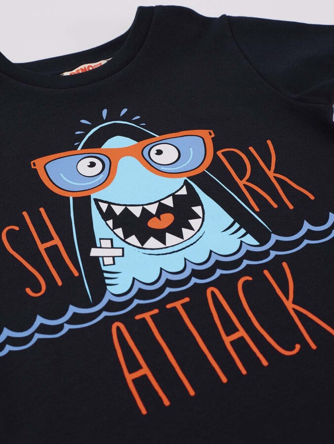 Shark Attack Boy T-shirt&Shorts Set - 5