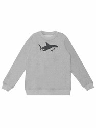 Shark Boy Grey Tracksuit - Thumbnail