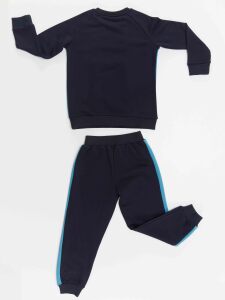 Shark Boy Navy Blue Tracksuit - 4