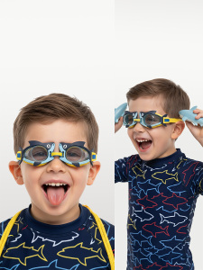 Shark Boy No Leak Swimming Goggles - 2