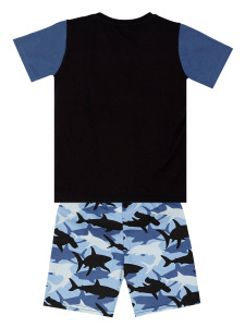 Shark Boy Shorts Set - 4