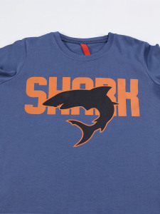 Shark Camo Boy Capri T-shirt Set - 5